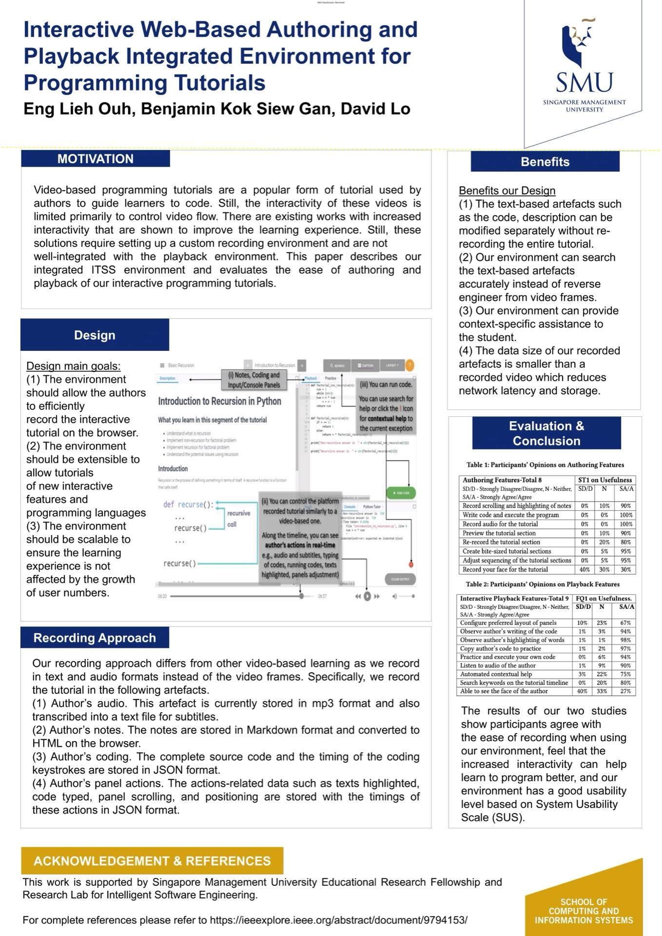 Interactive Web-Based Authoring and Playback Integrated Environment for Programming Tutorials