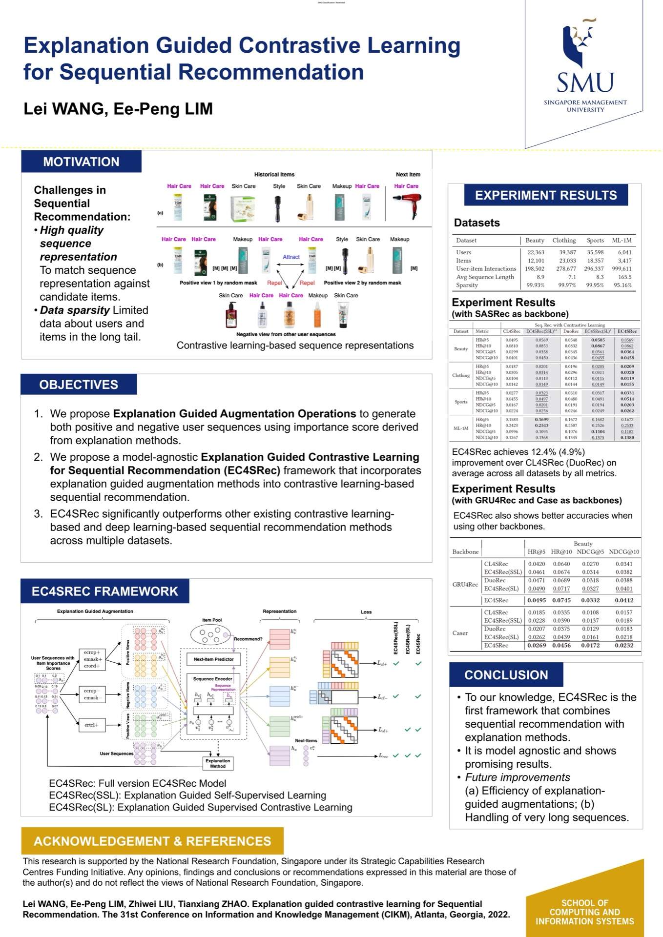 Explanation Guided Contrastive Learning for Sequential Recommendation