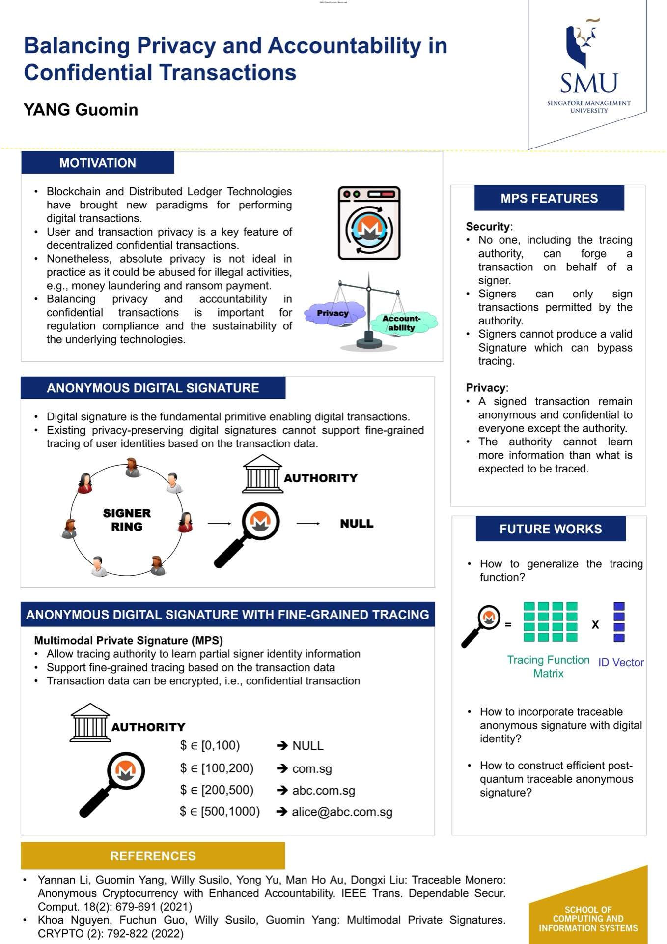 Balancing Privacy and Accountability in Confidential Transactions