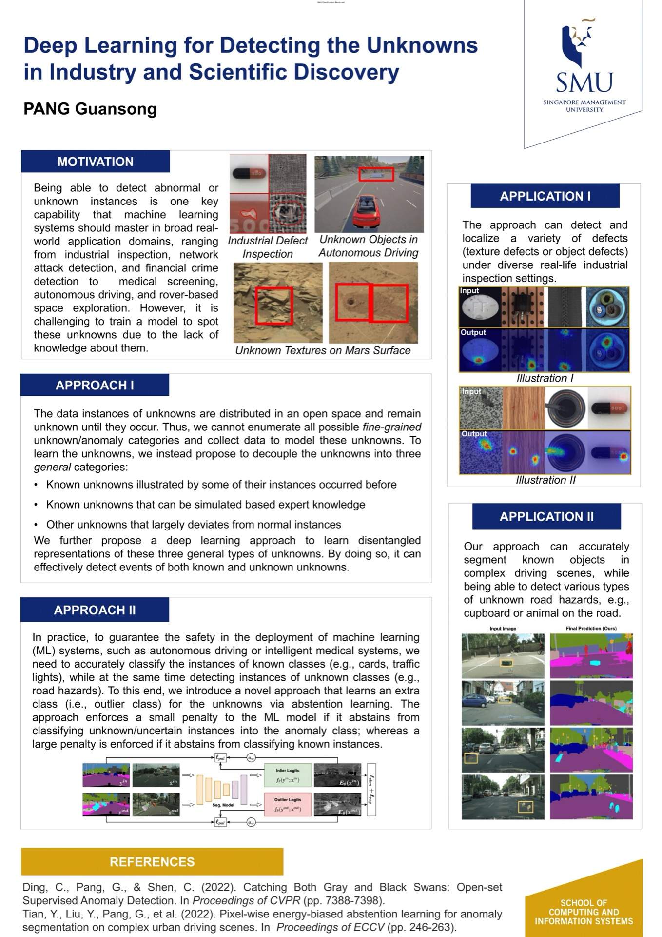 Deep Learning for Detecting the Unknowns in Industry and Scientific Discovery