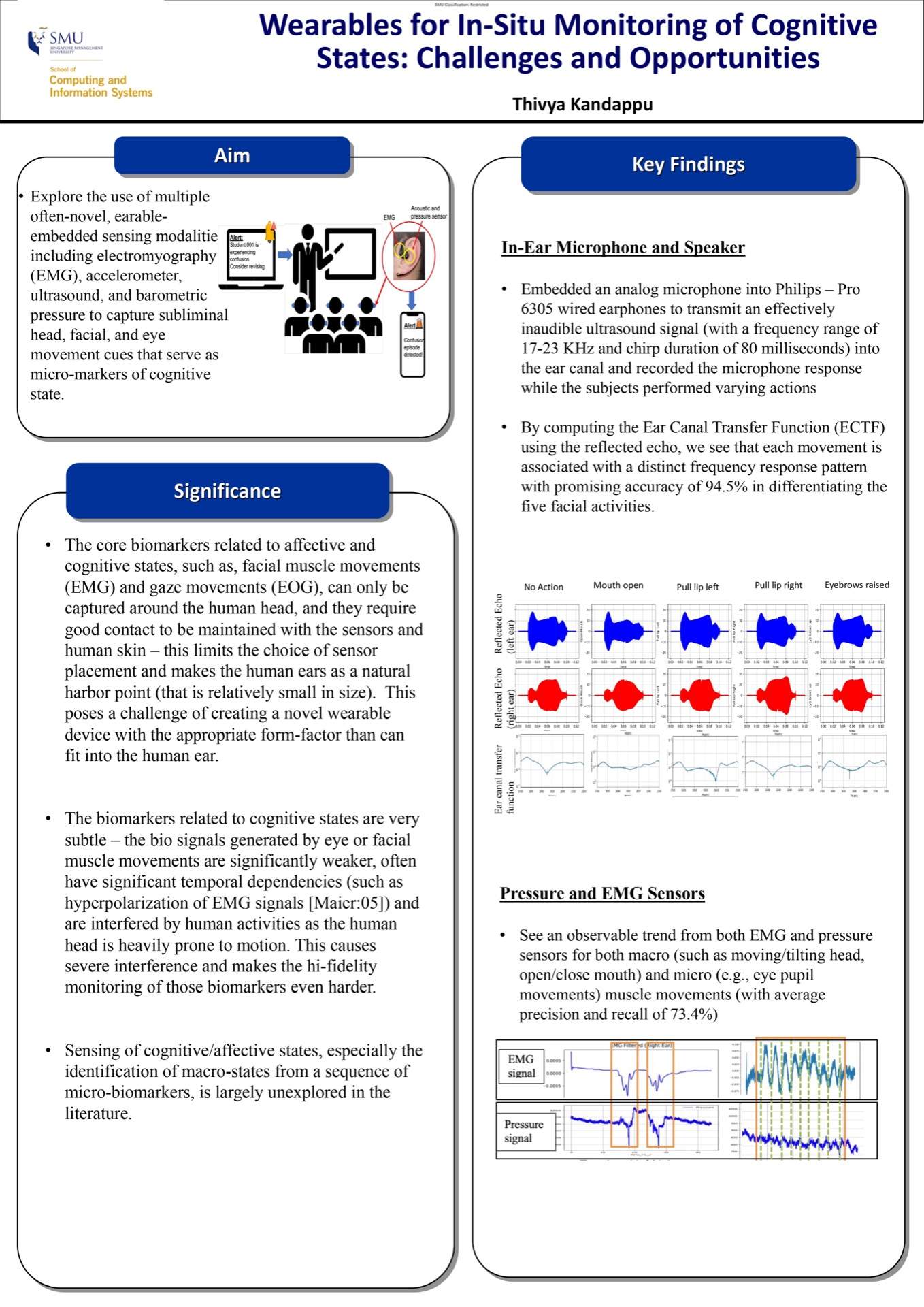 Wearables for In-Situ Monitoring of Cognitive States: Challenges and Opportunities