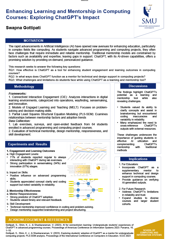 Enhancing Learning and Mentorship in Computing Courses: Exploring ChatGPT's Impact