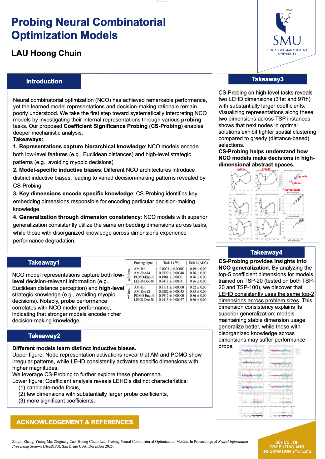 Probing Neural Combinatorial Optimization Models