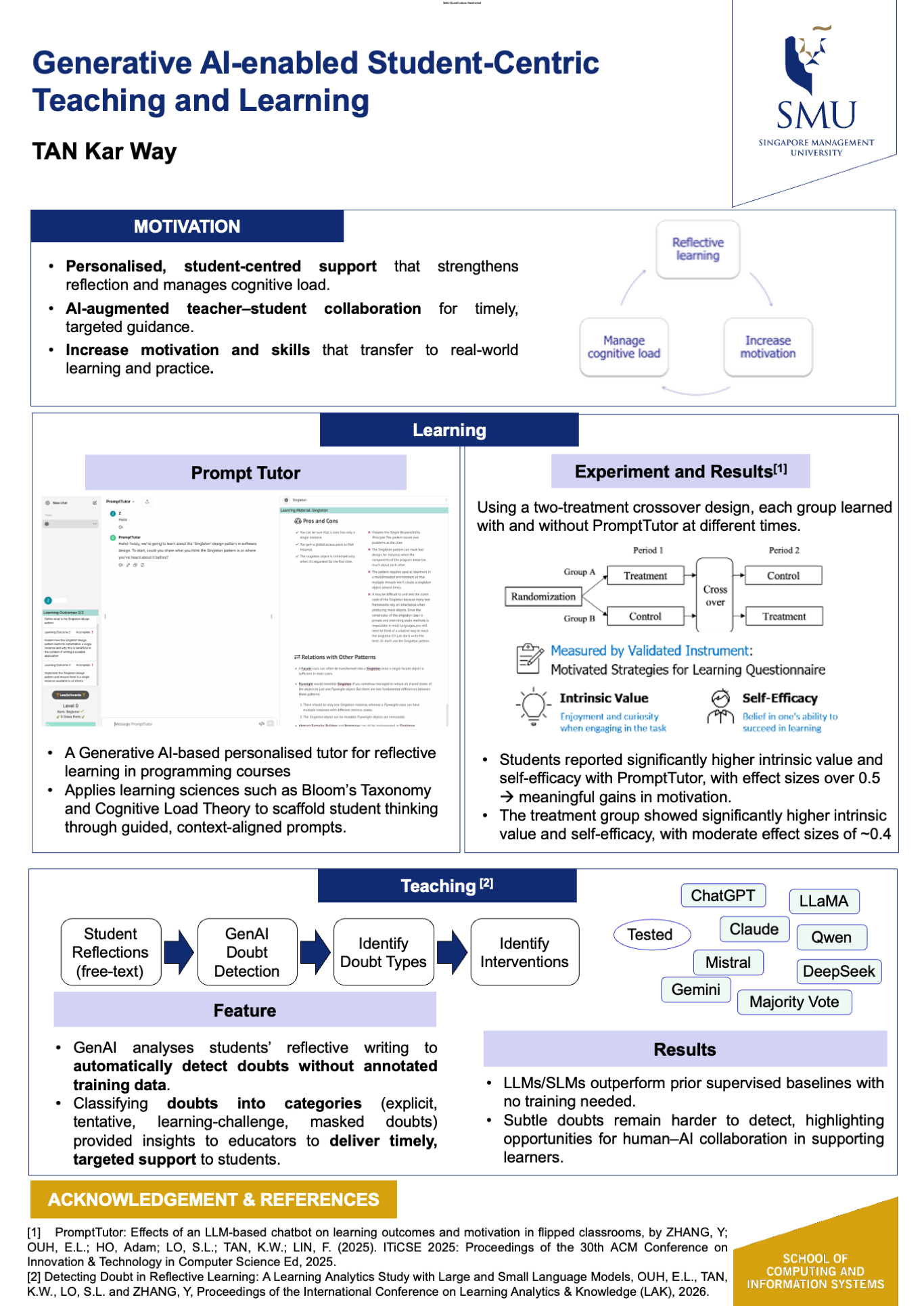 Generative AI-enabled Student-Centric Teaching and Learning