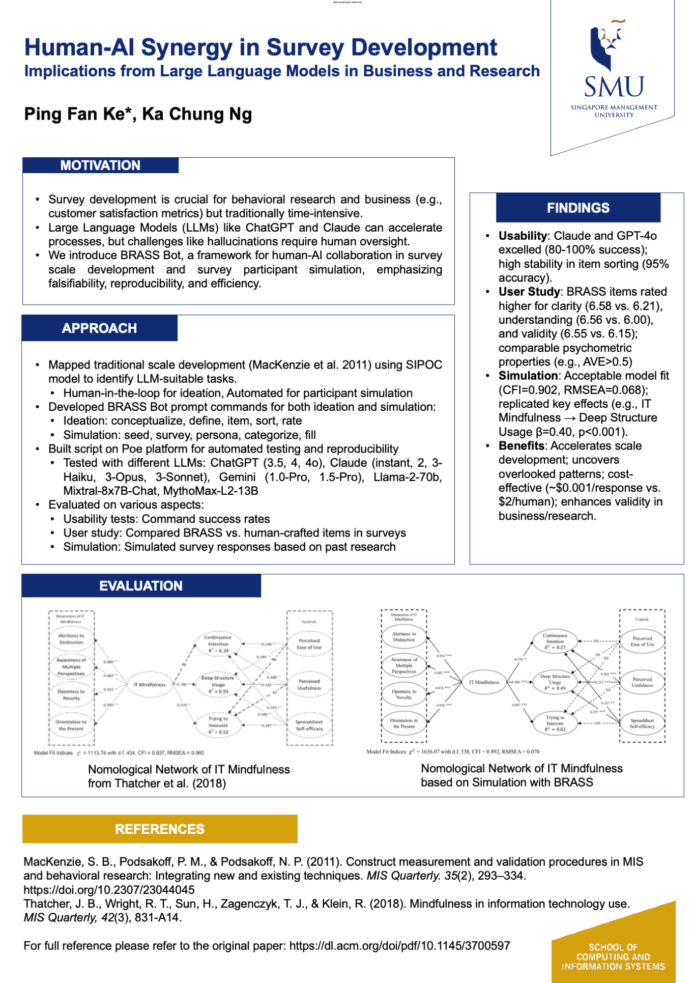 Human-AI Synergy in Survey Development: Implications from Large Language Models in Business and Research