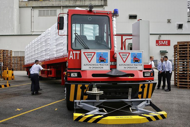 Katoen Natie pioneers driverless truck at ExxonMobil's petrochemical complex