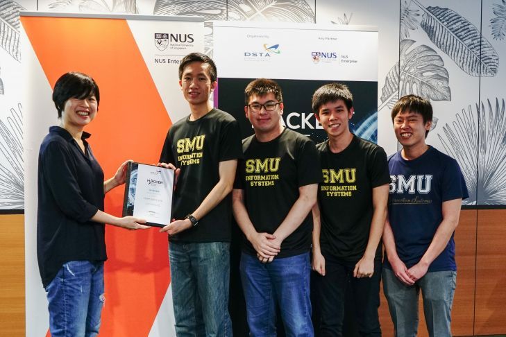 SMU students’ winning solution being developed for real world application