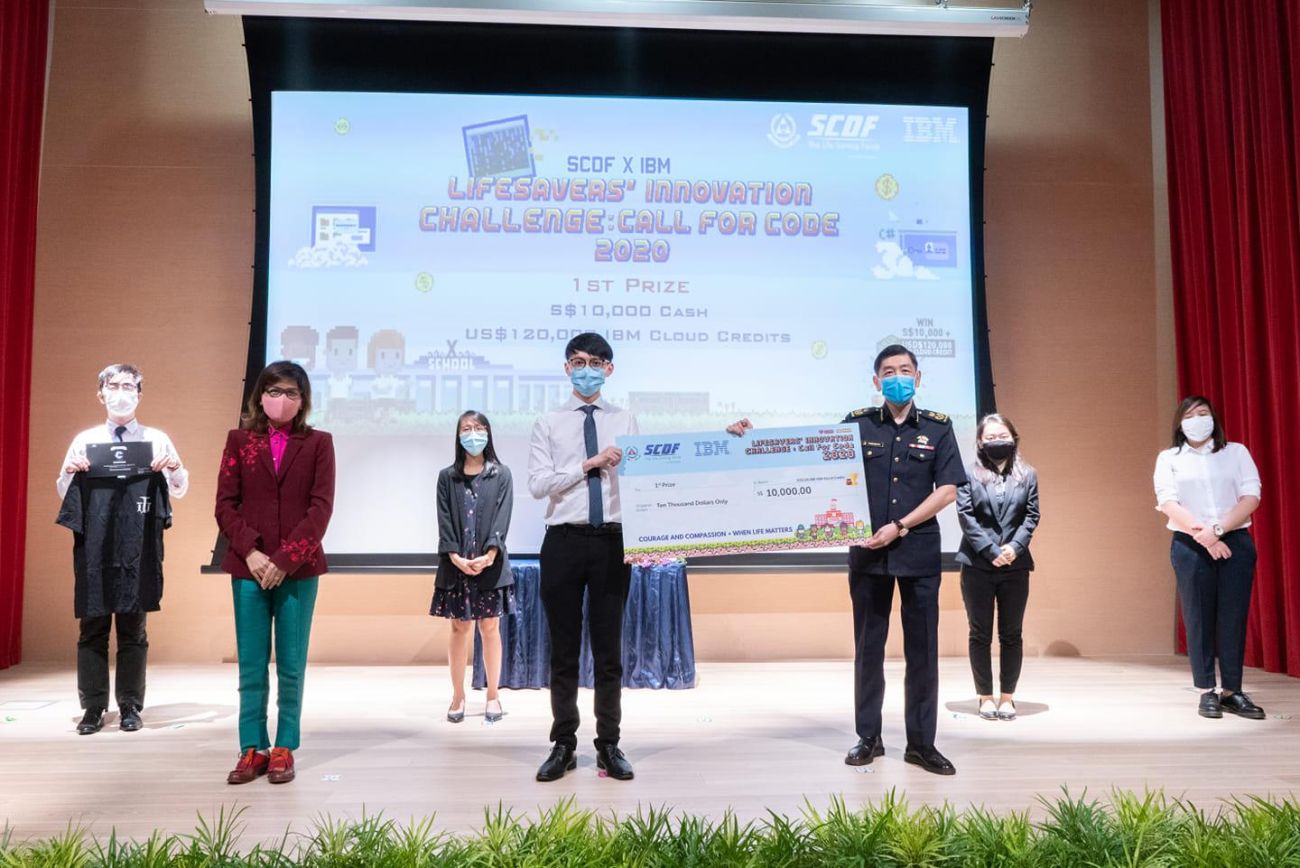 SMU team wins SCDF-IBM Lifesavers’ Innovation Challenge with tech-enabled solution for emergency evacuation and rescue SMU team wins SCDF-IBM Lifesavers’ Innovation Challenge with tech-enabled solution for emergency evacuation and rescue