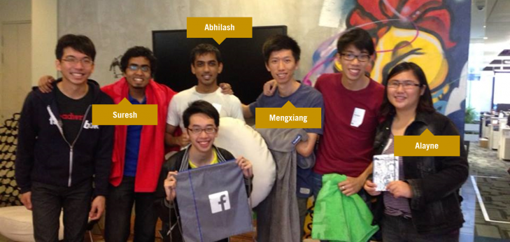 SMU SIS Team wins at Facebook Singapore Hackathon SMU SIS Team wins at Facebook Singapore Hackathon