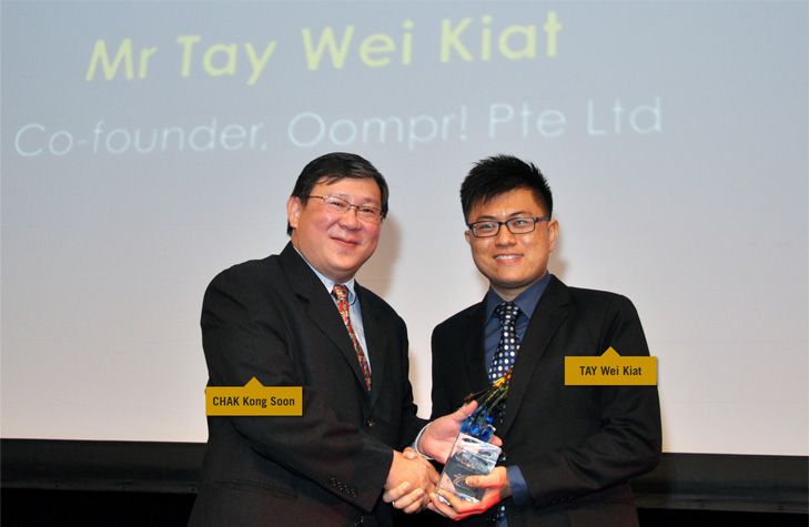 SMU SIS Alumnus TAY Wei Kiat wins IT Youth Awards 2014 SMU SIS Alumnus TAY Wei Kiat wins IT Youth Awards 2014