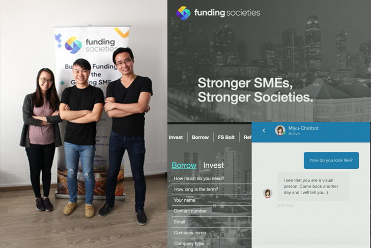 Funding Societies introduces Miyu, the friendly Chatbot