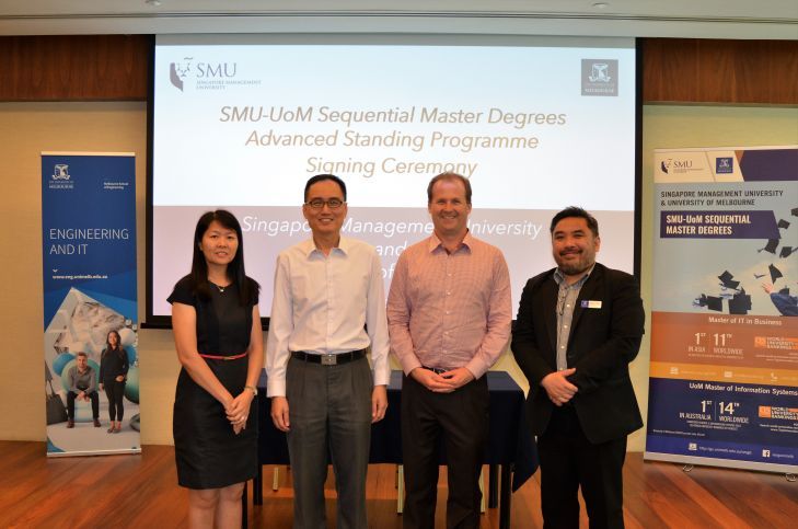 SMU-University of Melbourne Sequential Masters degree programme launched