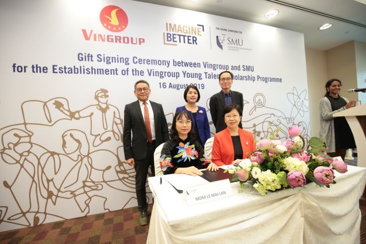 Vingroup partners with SMU to nurture technology talents with S$10 million gift