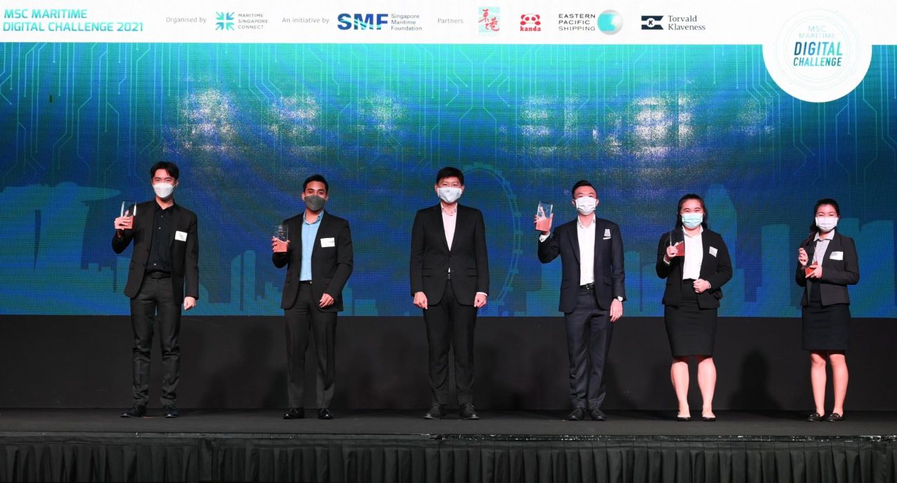 SMU's Team Klaver crowned Grand Champion in MSC Maritime Digital Challenge 2021