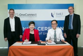 OneConnect Financial Technology and Singapore Management University advancing the frontiers of blockchain technology